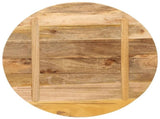 Table Top 70x2.5 cm Round Solid Wood Rough Mango 370010