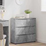 Storage Cabinet Concrete Grey 80 x 31 x 81 cm Engineered Wood 888850