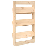 Wall Planter 3-Tier 60x18.5x110 cm Solid Wood Pine 825114