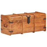 ZNTS Storage Chest 90x40x40 cm Solid Acacia Wood 289643