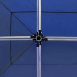Professional Folding Party Tent with Walls Aluminium 6x3 m Blue 45507
