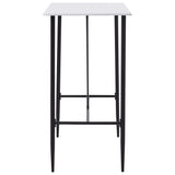 5 Piece Bar Set Plastic Black 279874