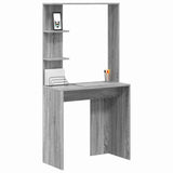 Desk Grey Sonoma 78.5 x 37 x 154.5 cm Engineered Wood 869343