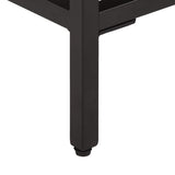 Side Table Multicolour Solid reclaimed wood 40x30x51 cm 338473