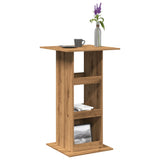 ZNTS Bar Table with Storage Artisan Oak 60x60x102 cm Engineered Wood 854336