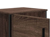 Bedside Cabinets 2 pcs Brown Oak 40x30x40 cm Engineered Wood 848523