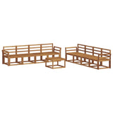 Outdoor Sofa Set 9 pcs Natural 3366182