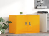 Storage Cabinet Mustard Yellow 80 x 40 x 70 cm Steel 891679