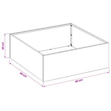 Garden Planter 2 pcs Anthracite 40 x 40 x 20 cm 8004985