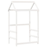Day Bed and Bench Set with Roof without Mattress White 80x200 cm 3282271