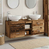 Bathroom Furniture Set 3 pcs Old Wood 49.5 x 44.5 x 65 cm 3405905