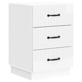 Bedside Cabinet with Drawer High Gloss White 43 x 41 x 63.5 cm 895249