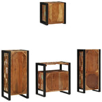Bathroom Furniture Set 4 pcs Multicolour Solid Reclaimed Wood 3305645