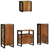 Bathroom Furniture Set 4 pcs Multicolour Solid Reclaimed Wood 3305645