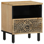 Bedside Cabinets 2 pcs 40x33x46 cm Solid Wood Mango 358219