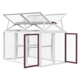 Run Box Mocha 141x94x104 cm Solid Wood Pine 172303