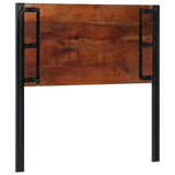 Headboard 100 cm Solid Wood Reclaimed and Iron 4017544