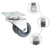 8 pcs Twin-wheel Swivel Casters 50 mm 277921