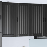 Wall Cabinet LUCCA Black 50 x 31 x 100 cm Engineered Wood 885126