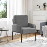 Sofas with Cushion 55cm Dark Grey Plywood 42023439