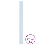 Window Films 5 pcs Static Frosted White PVC 3208952