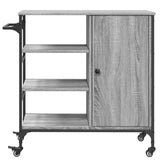 Kitchen Trolley Grey Sonoma 87.5x38.5x84.5 cm Engineered Wood 842389