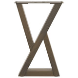 Coffee Table Legs 2 pcs Natural Steel 28x cm Steel 4012699