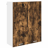 Hanging Cabinet Smoked Oak 80 x 31 x 100 cm Engineered Wood 884366