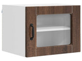 Wall Glass Cabinet PORTO Brown Oak 40 x 31 x 40 cm 885199