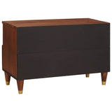 TV Cabinet with Drawer Brown 70 x 33.5 x 46 cm Solid Mango Wood 4018881