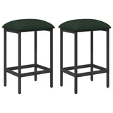 Bar Stool 2 pcs Dark Green 40 x 32 x 64 cm Engineered Wood 8006164