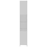 Bathroom Cabinet White 30x30x183.5 cm Engineered Wood 802669