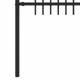 Spike Arch Fence DRONTEN Black 42030093