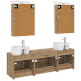 Bathroom Furniture Set 5 pcs Artisan Oak 3406886
