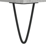 ZNTS 3 Piece Bathroom Cabinet Set Concrete Grey Engineered Wood 3187793