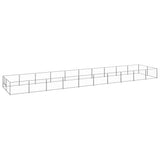 Dog Kennel Silver 20 m Steel 3082126