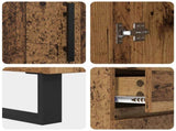 Sideboard Old Wood 69.5 x 34 x 90 cm Engineered Wood and Iron 881645
