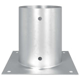 Round Ground Anchor 12 pcs Silver 18 x 18 x15 cm Metal 42030125