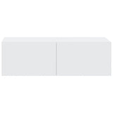 Wall TV Cabinets 2 pcs White 100x30x30 cm Engineered Wood 804544