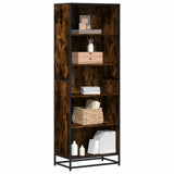 Bookcase Smoked Oak 60x35x170.5 cm Engineered Wood 3300852