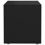 ZNTS TV Cabinets 4 pcs Black 37x35x37 cm Engineered Wood 805503