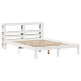 Bed Frame with Headboard without Mattress White 160x200 cm 3306052