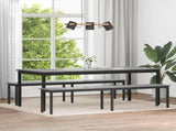 Bench Grey Sonoma 200 x 35 x 45 cm Engineered Wood 892611