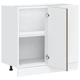Kitchen Base Cabinet Kalmar Brown Oak Engineered Wood 854325
