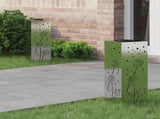 Solar LED Pathway Light 2 pcs Silver Galvanized Steel 879770
