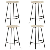 Bar Stools 4 pcs Solid Mango Wood 320648
