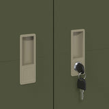 Storage Cabinet Olive Green 60 x 40 x180 cm Steel 3406200