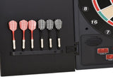 Electronic Dartboard Set, 27 Games Modes and 202 Variations, LED & 12 Soft Tip Darts and Cabinet to T3398P349129