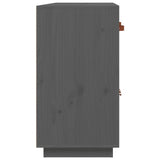 Sideboard Grey 98.5x40x75 cm Solid Wood Pine 820139