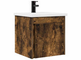 Bathroom Vanity Unit with Tap Smoked Oak 42 x 40 x 74.5 cm 889533